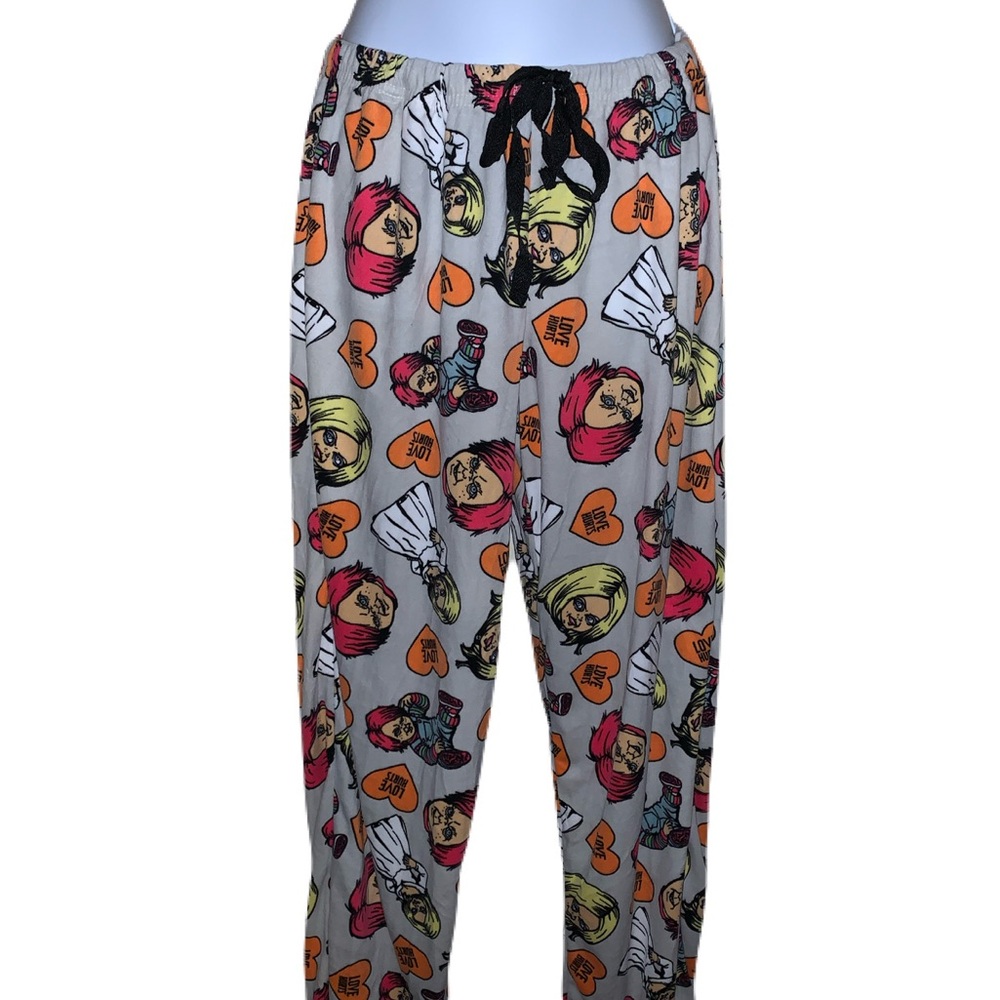 Chucky Pajama Pants NWT Horror Lounge Pants Size M Universal Studios